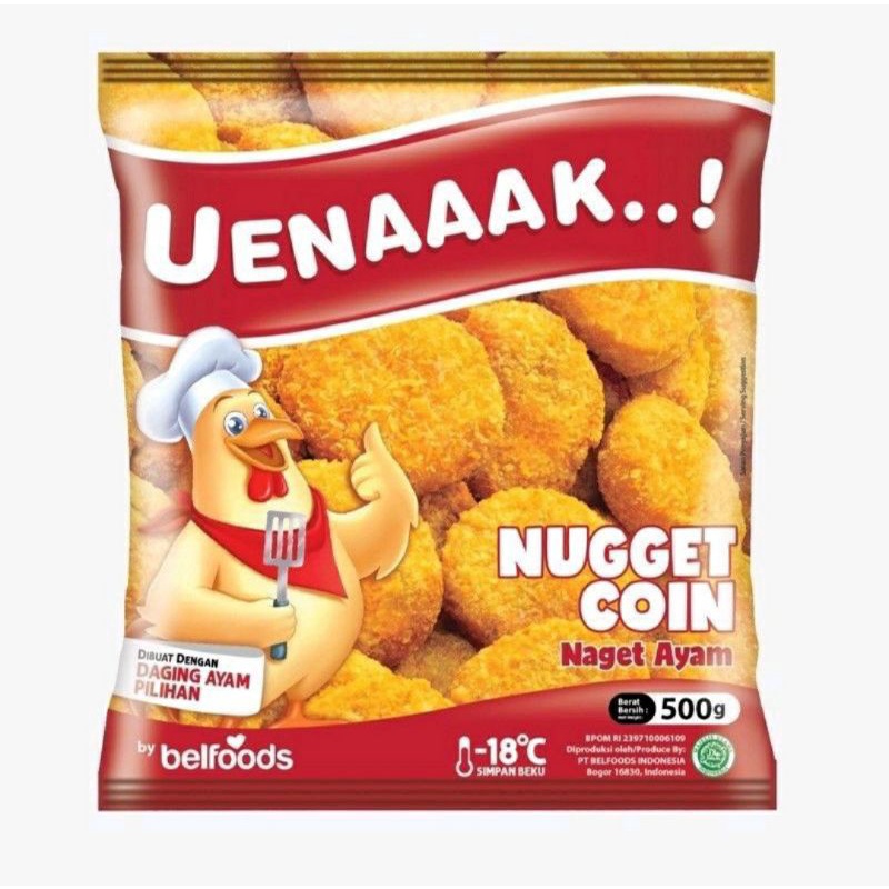 

Belfoods Uenaaak Nugget Coin 500Gr