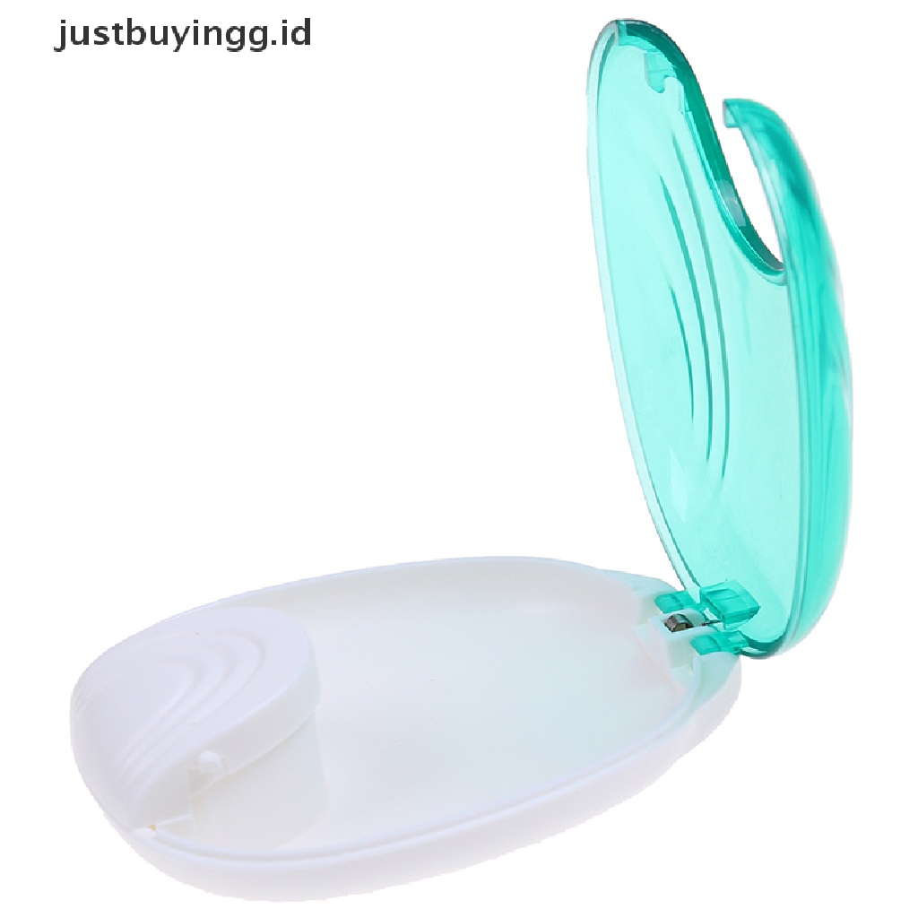 [justbuyingg.id] 1Pcs Dental False Teeth Cleaning Box Denture Bath Container Retainer Holder Case ID