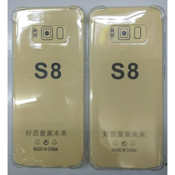 Softcase HP Anticrack Cesing Casing Kondom HP SAMSUNG S8 Silikon Bening Lentur