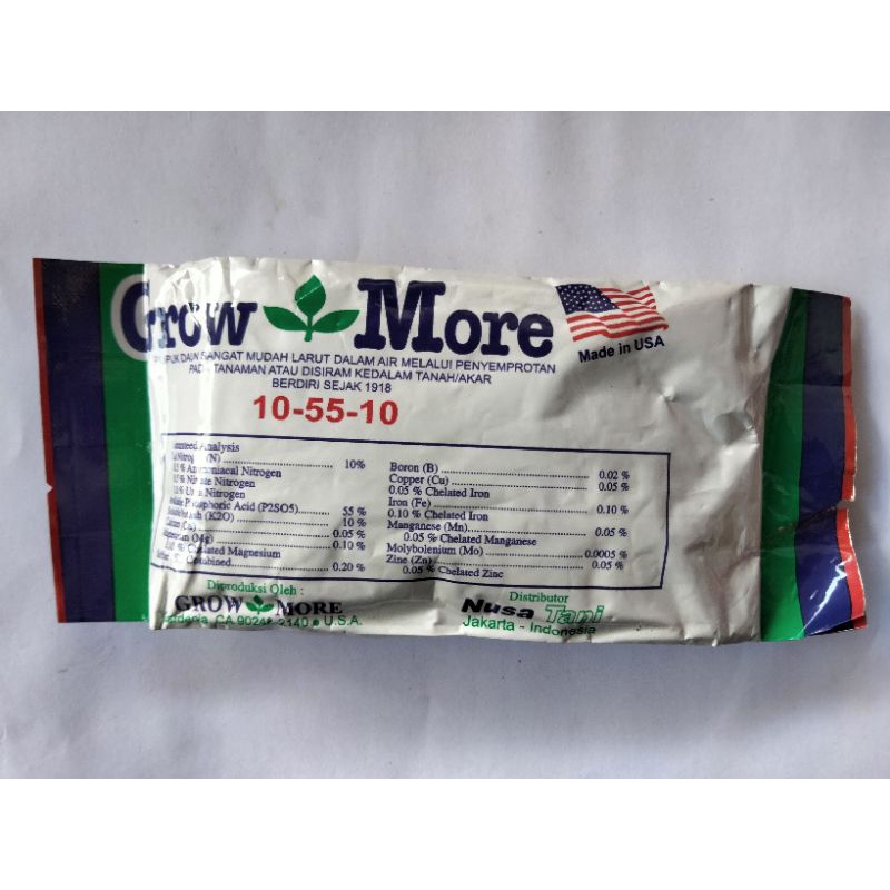 pupuk growmore daun ..original