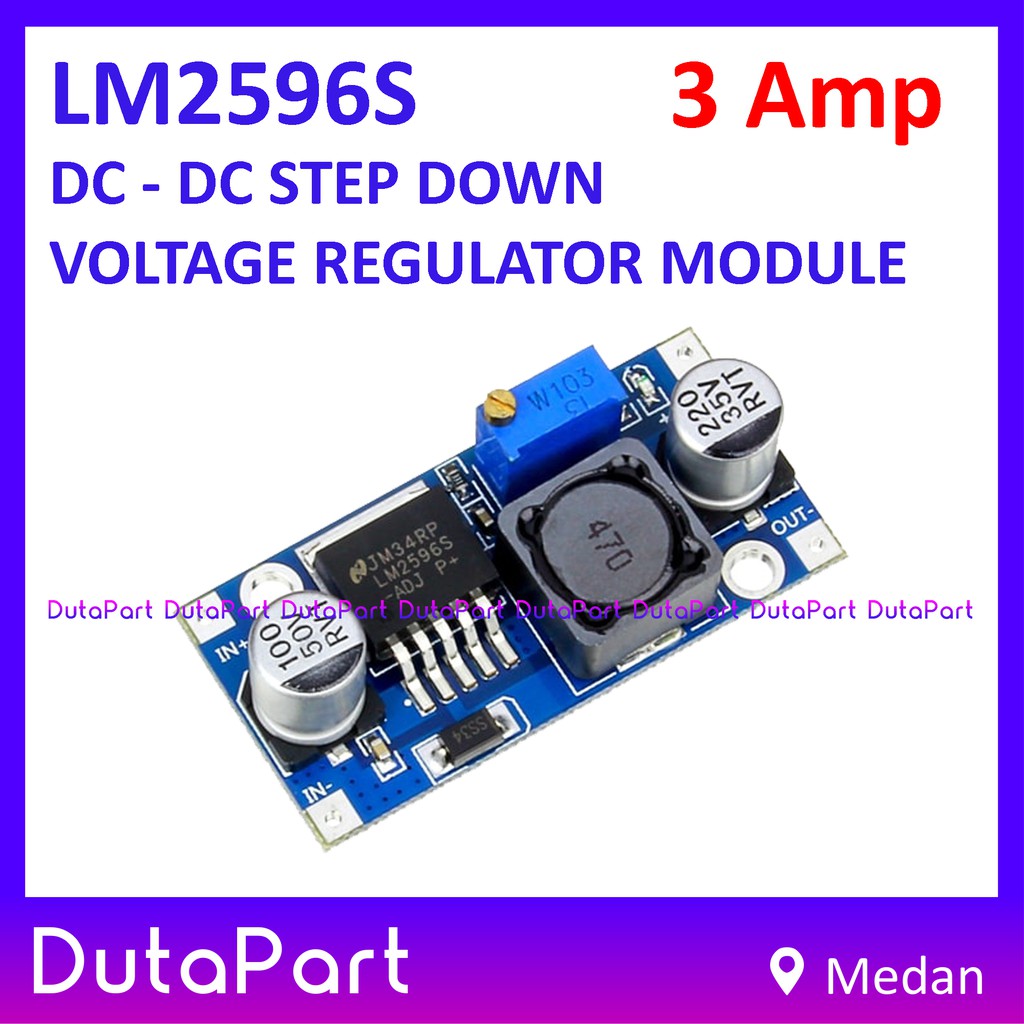 LM2596S 3A Adjustable DC DC Step Down Power Voltage Regulator Module LM2596