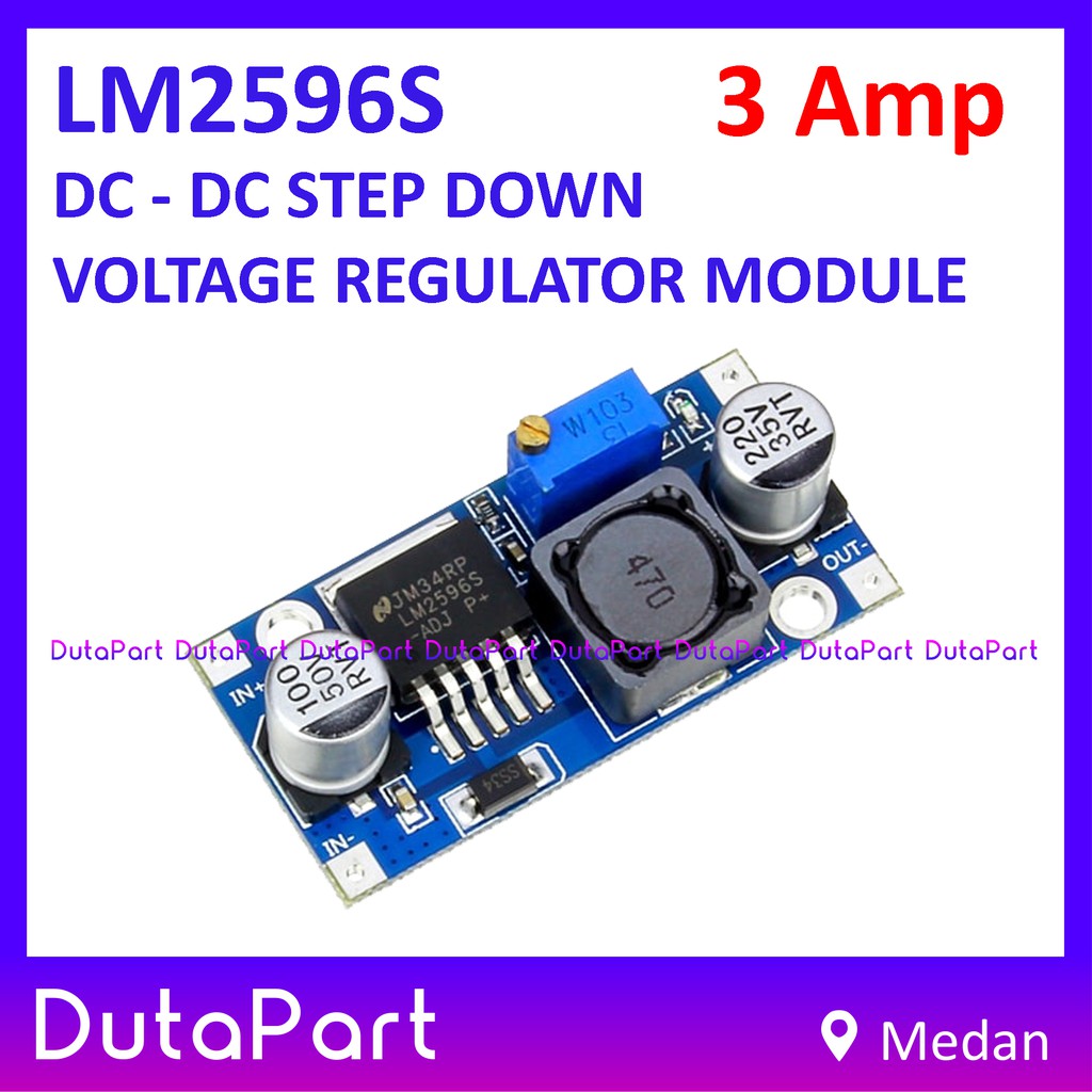 LM2596S 3A Adjustable DC DC Step Down Power Voltage Regulator Module LM2596