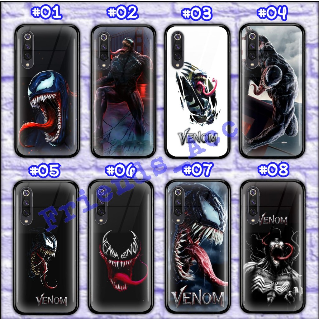 REALME 6 , 6 PRO , NARZO , X3 SUPER ZOOM PREMIUM CASE GLASS MOTIF VENOM