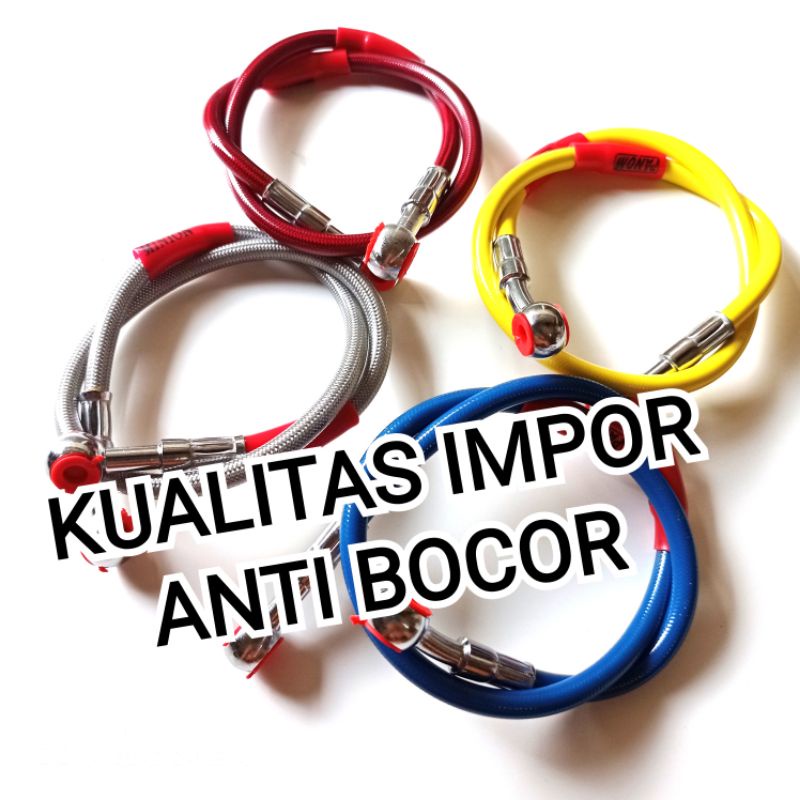 SELANG MINYAK REM MOTOR DEPAN DAN BELAKANG / SELANG REM MOTOR