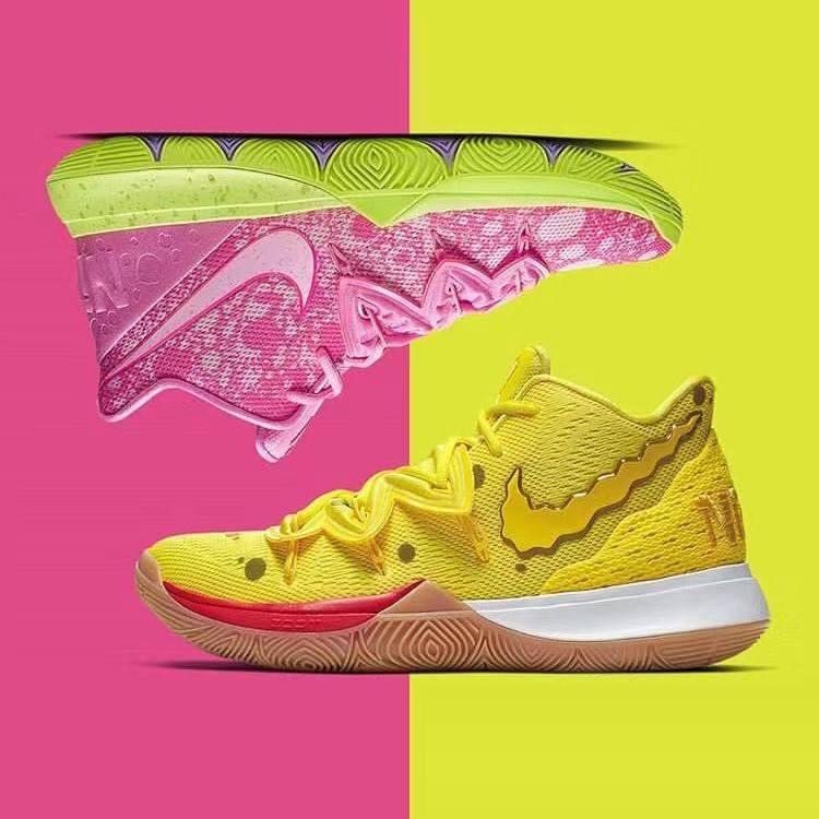 spongebob squarepants nike kyrie 5