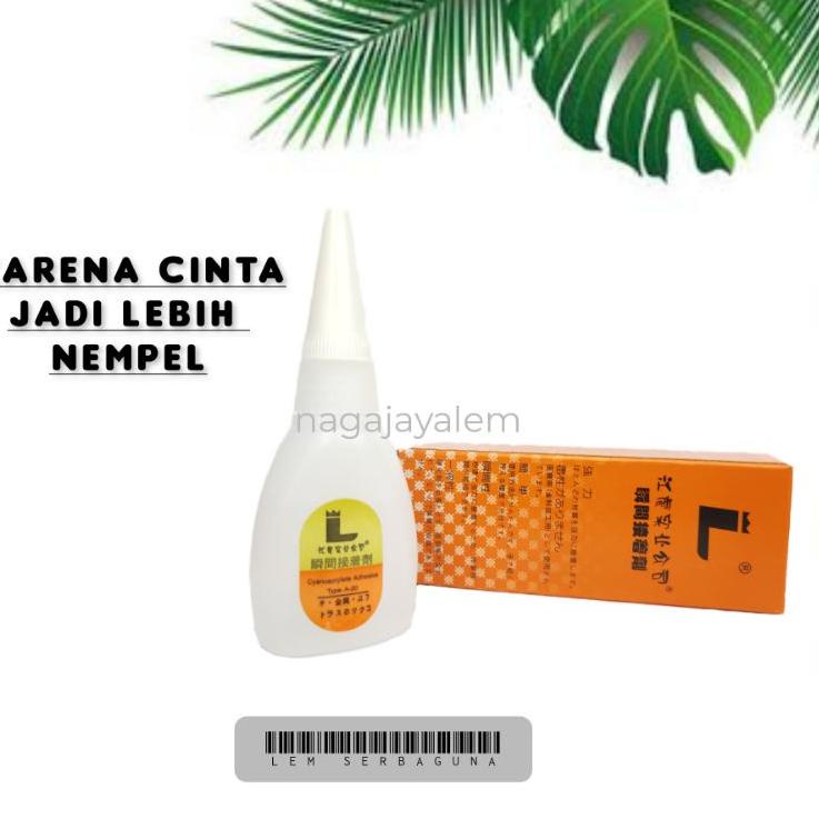 

Grosir Unik (PerBox/50Pcs) PROMOOO Lem L/Lem Serbaguna/Super Glue/Power Glue/Lem Korea/Lem Setan/Lem Tetes
