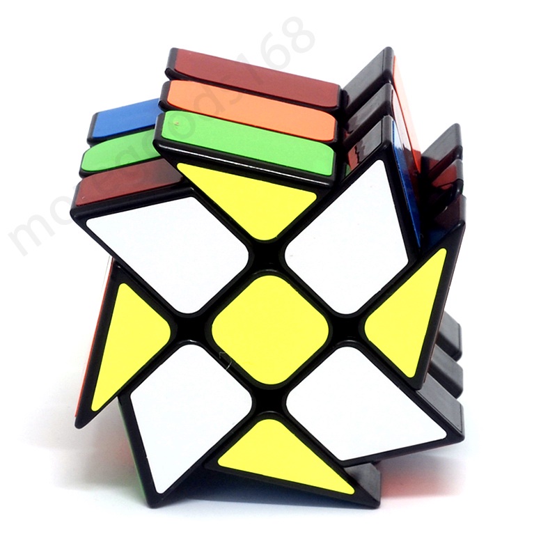 Kubus Rubik Dengan Bahan Halus Dan Model Warna Hitam / Putih Ukuran 3x3 X 3
