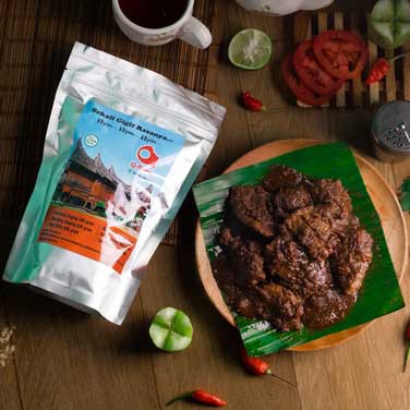 

Rendang Daging 500 Gram Qnyam