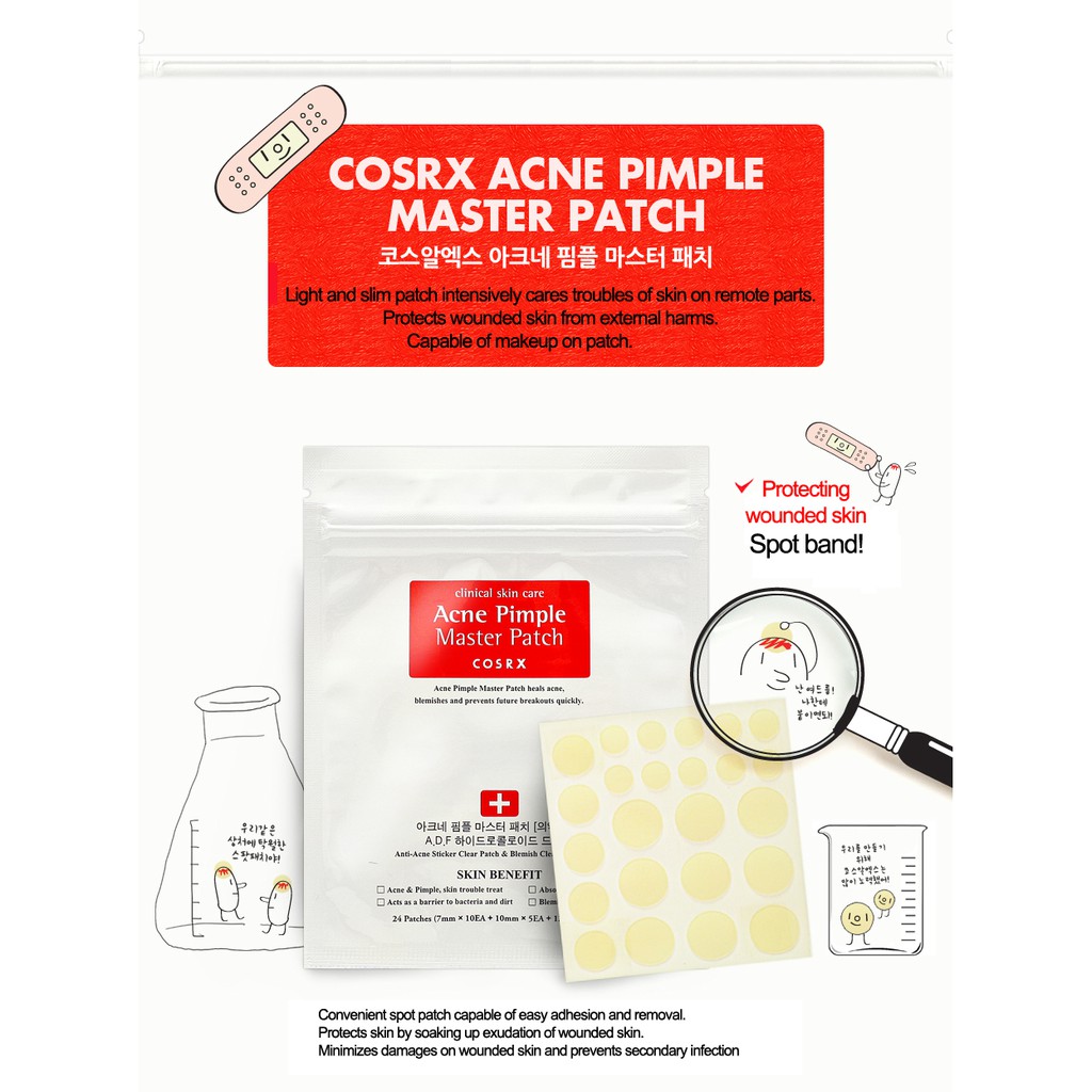 BPOM COSRX Acne Pimple Master Patch 24ea