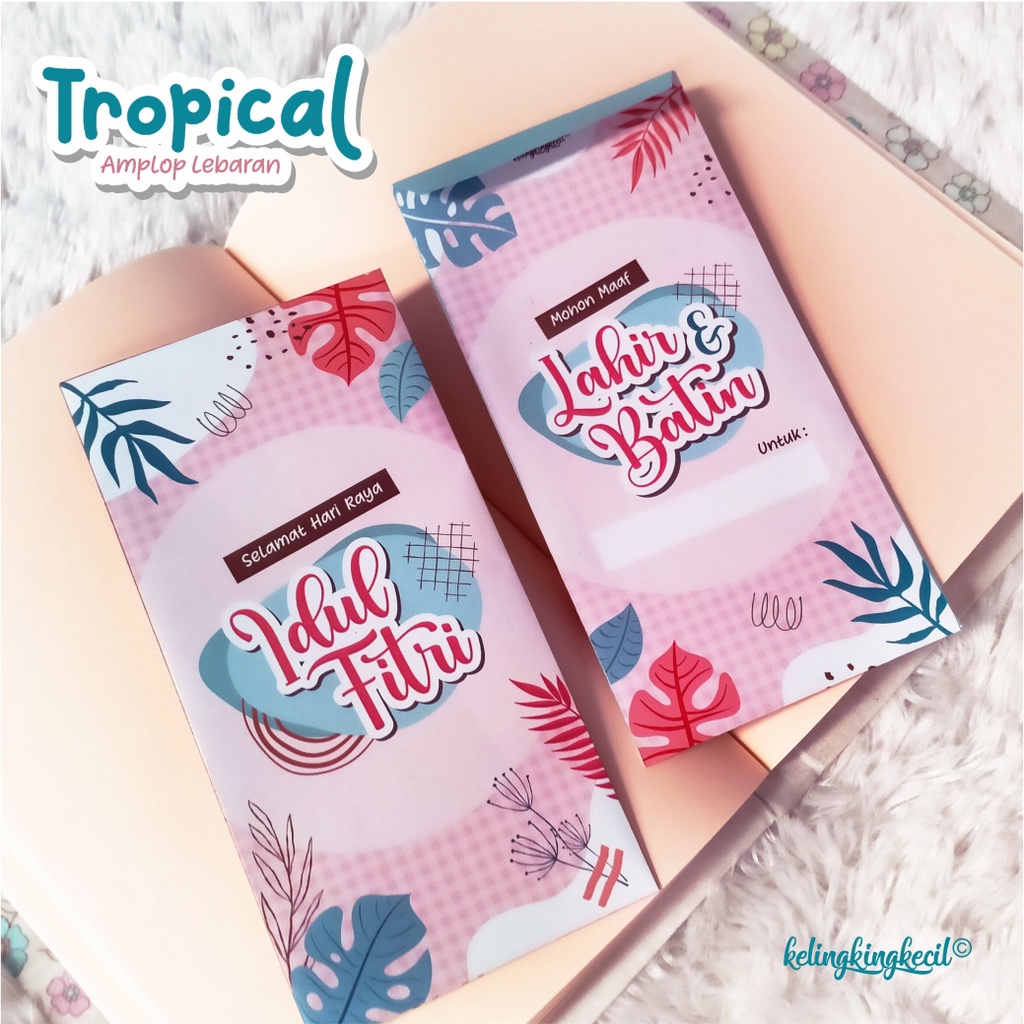 

AMPLOP LEBARAN 2025 - TROPICAL BESAR