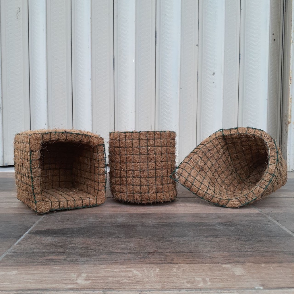 Pot Anggrek Serabut Kelapa Pot Tanaman Pot Bunga Termurah Pot Bagus Cocofiber 500gr