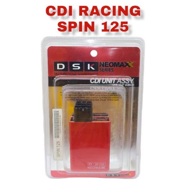 CDI RACING SPIN 125 UNLIMITED TENAGA NAIK 20%