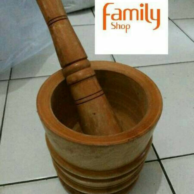 LUMPANG KAYU TUMBUKAN KAYU ALU ULEKAN KAYU | Shopee Indonesia