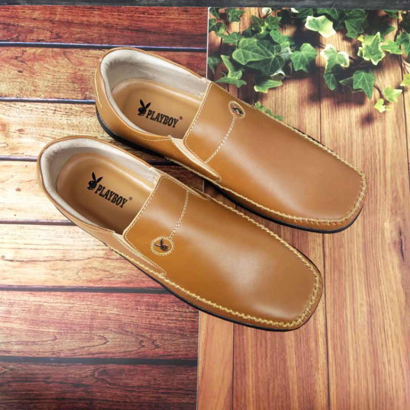 Sepatu casual pria terbaru sepatu casual kulit asli sepatu slip on kulit asli sepatu kulit original