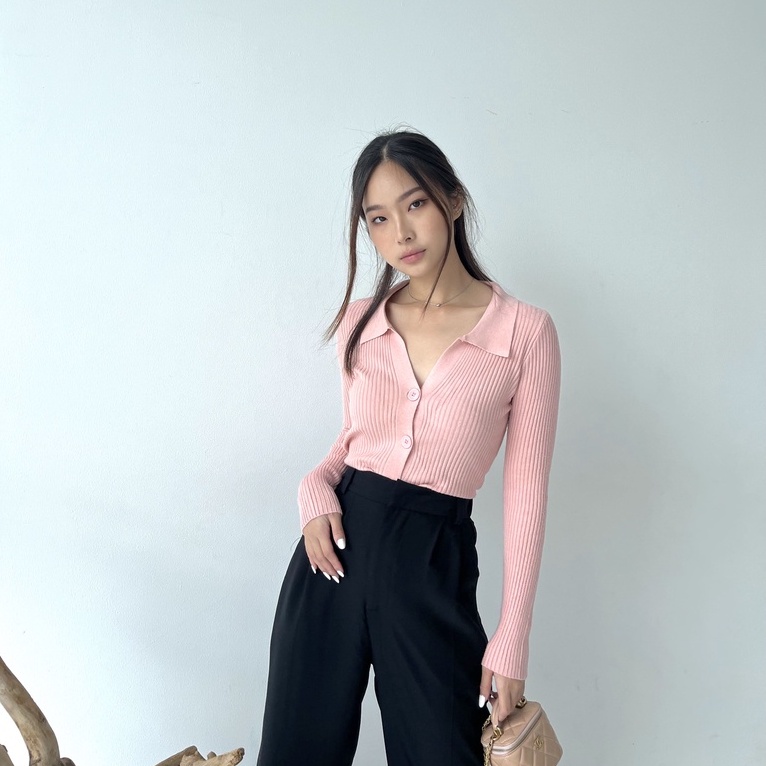 Zee Button Cardigan Top / Cardigan Wanita