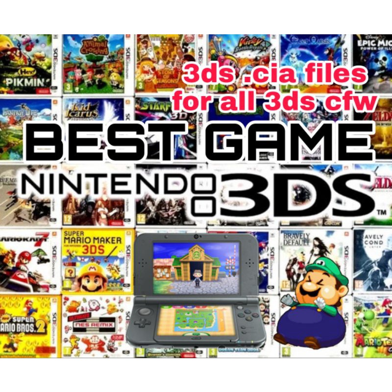 Games 3ds cia for all 3ds cfw nintendo 3ds cia