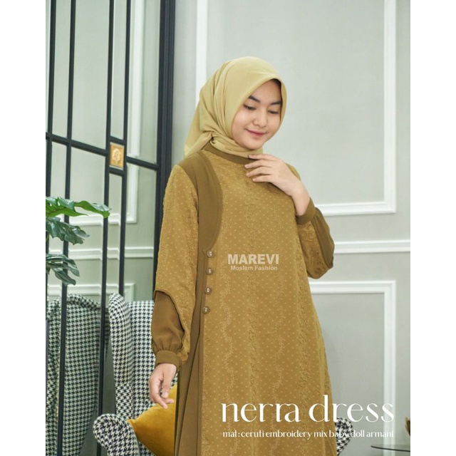 NERA DRESS MAREVI TERBARU ORIGINAL TERMEWAH