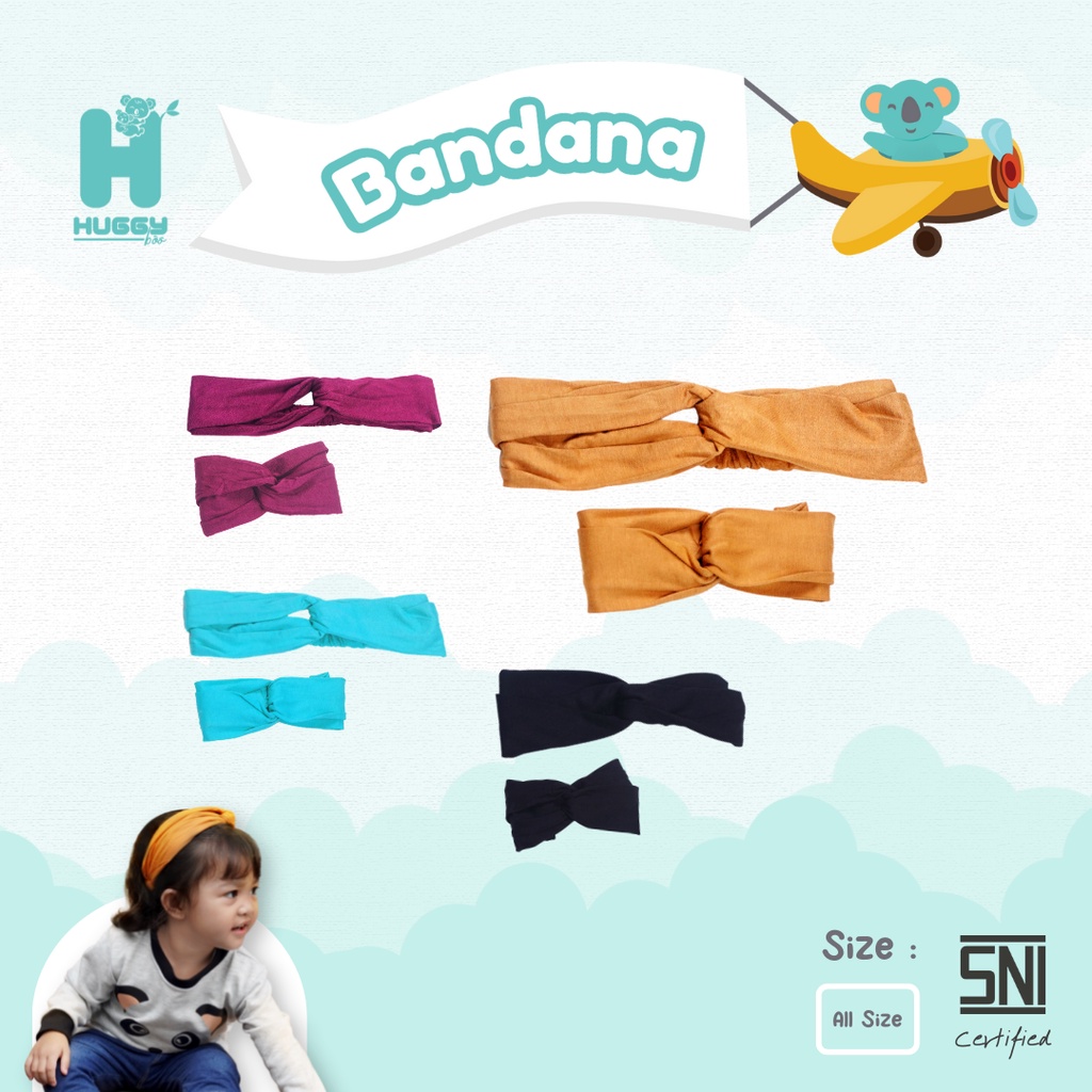 Huggy boo - Bandana Ibu & Anak