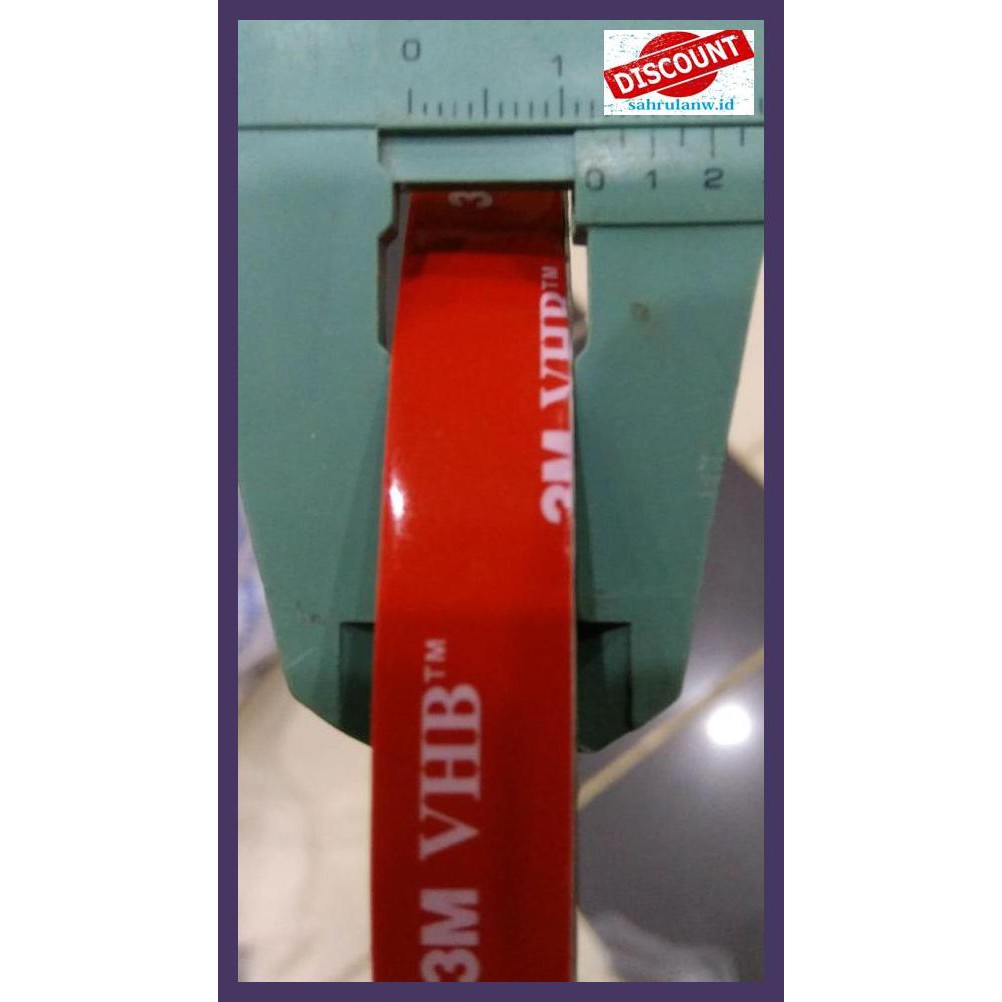 

U6G68T6- 3M Double Side Tape Lem Bolak Balik 12Mm X 4.5Meter T65E4Er-