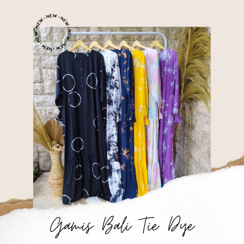 Gamis Kain Bali Tie Dye Premium