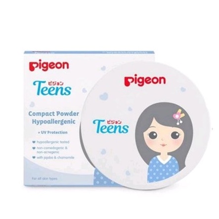 PIGEON TEENS Compact Powder Hypoallergenic - 14Gr