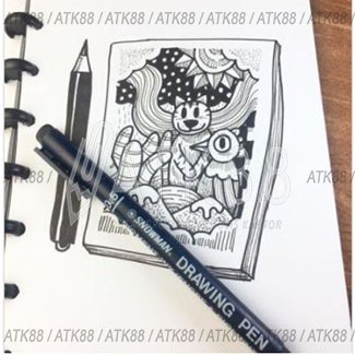 

Drawing Pen/ Drawing Pen Snowman/ Drawing Pen Snowman Ft700 / 0.5 - Black/ Drawing Pen Snowman Murah