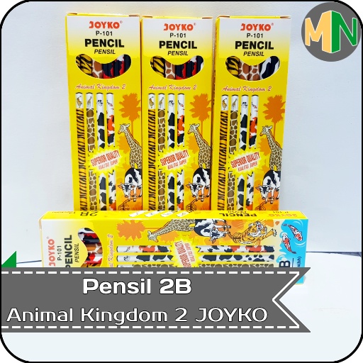 

Pensil 2B Animal Kingdom 2 JOYKO P-101