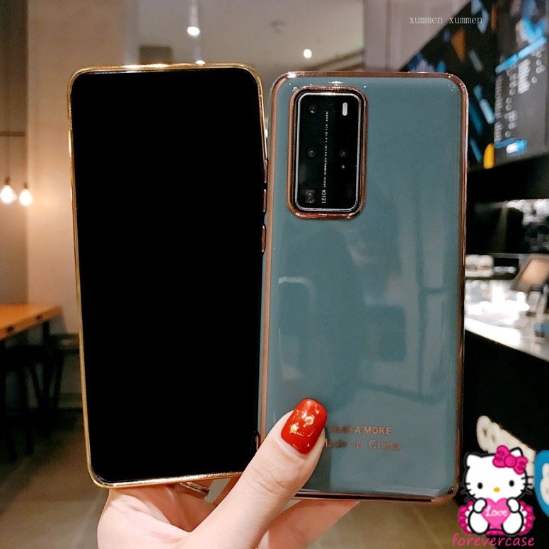 Soft Case Tpu Electroplate Anti Retak Untuk Xiaomi Poco M3 X3 Pro Nfc Redmi 9 Note 10 10s Note 7 8 9