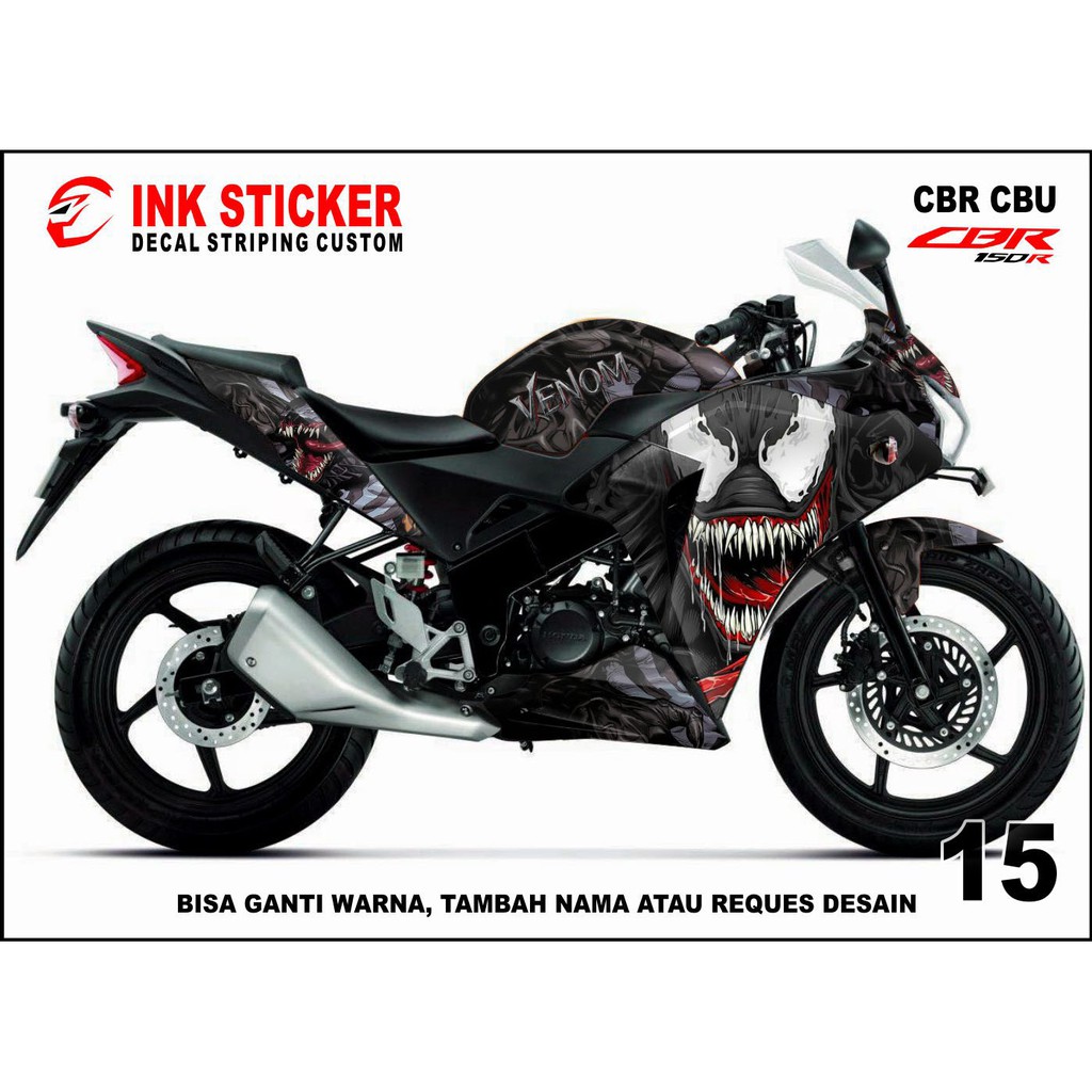 Sticker Decal CBR THAILAND, CBR CBU 150R / 250R 15 fullbody