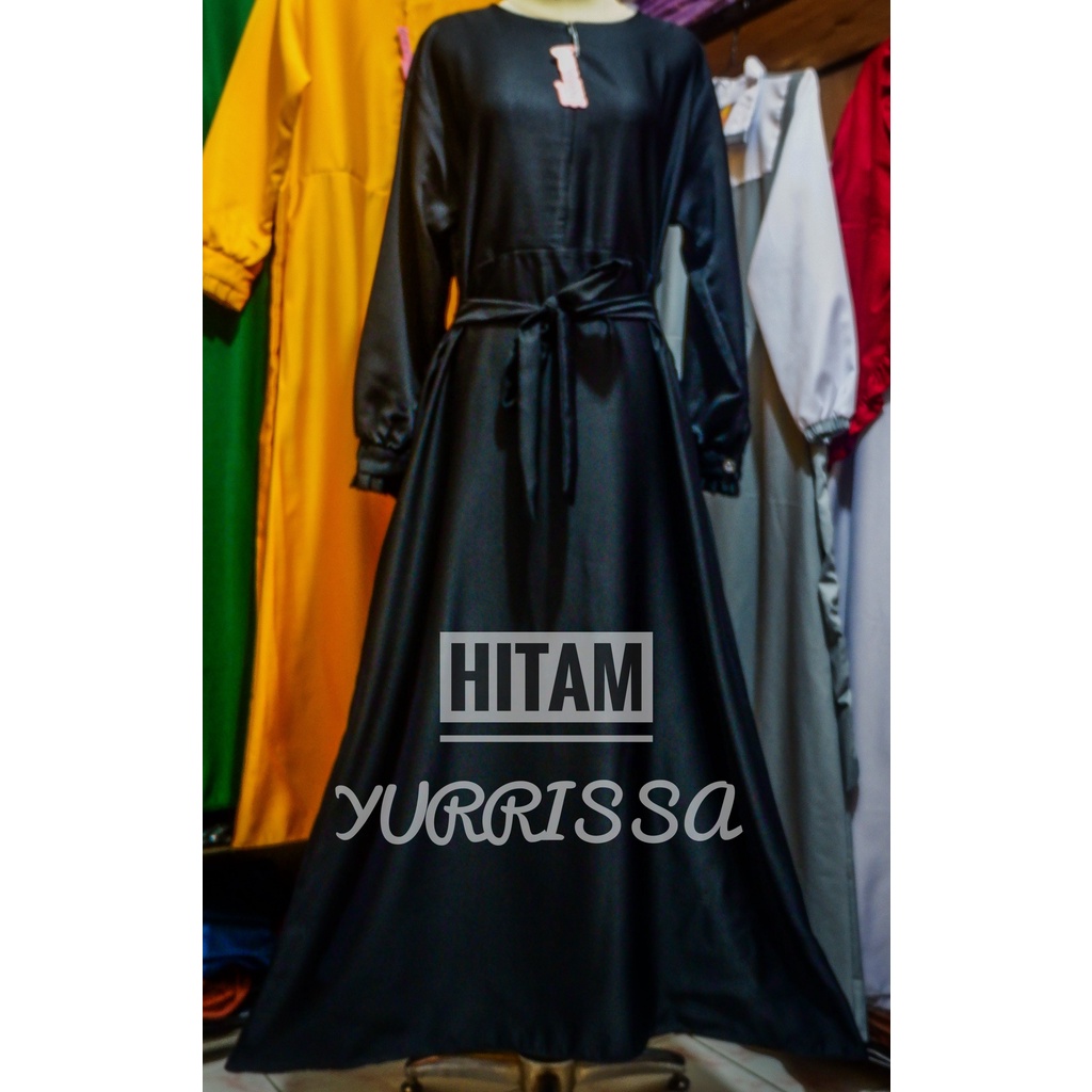 Gamis Balotelli Tali Remple Premium/Gamis Terbaru/Gamis Terlaris/Gamis Modern-1