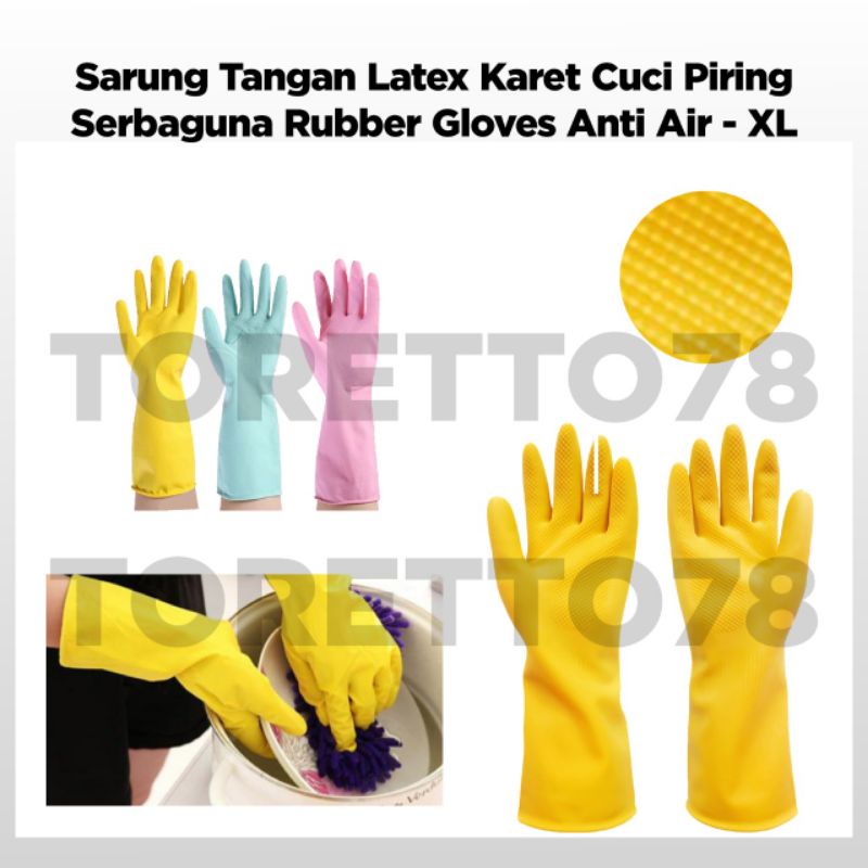 SARUNG TANGAN CUCI PIRING KARET LATEX