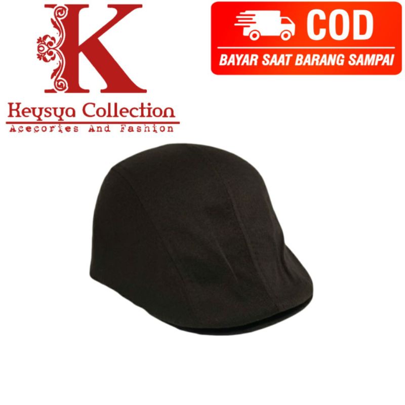 topi kodok / flat cap / topi copet / topi pelukis / topi sutradara