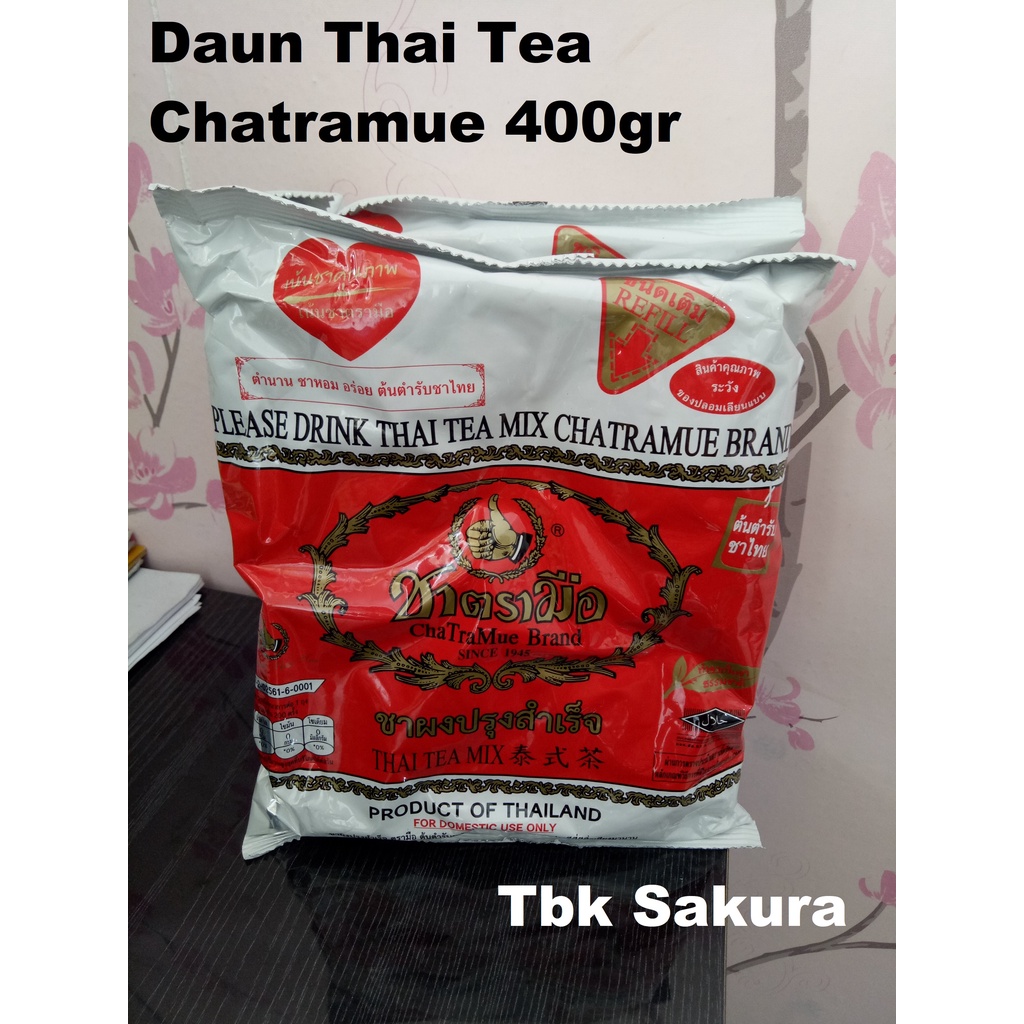 

Daun Thai Tea Chatramue 400gr MERAH