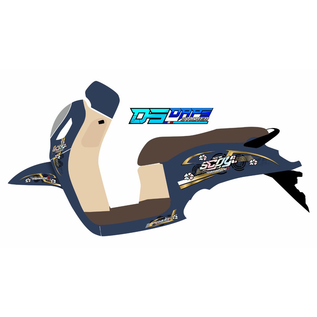 STRIPING SCOOPY 2021 TRANSPARAN HOLOGRAM FLO