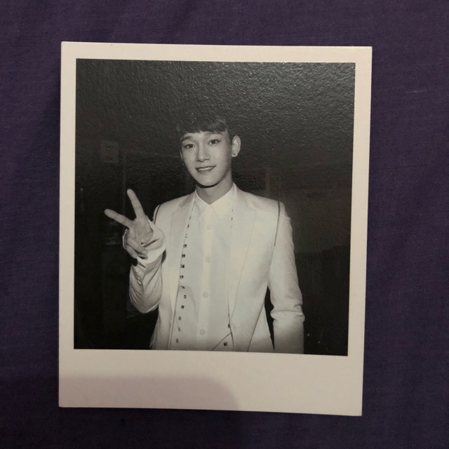 Chen EXO official polaroid