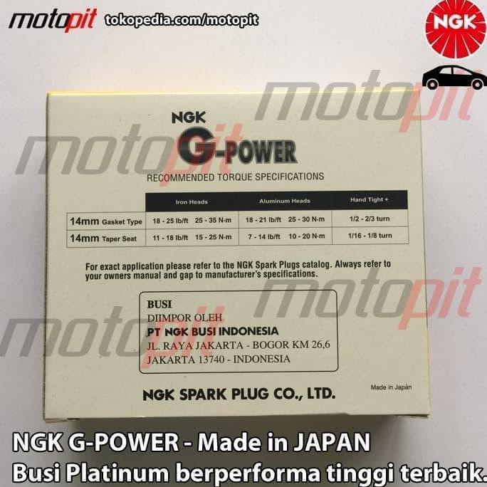 BUSI G-POWER PLATINUM AGYA AYLA SIGRA 1000CC LKR6AGP NGK PROMO