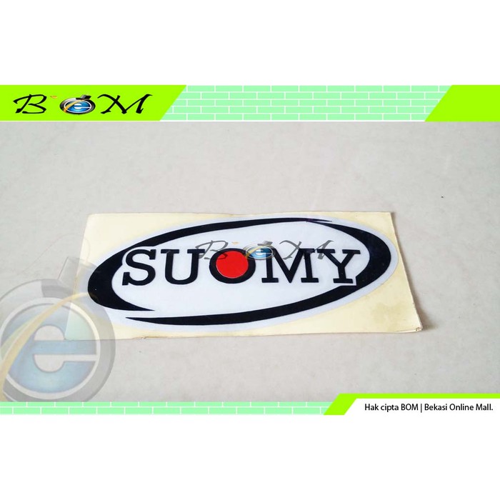 sticker stiker logo lambang tulisan cutting helm helmet suomy