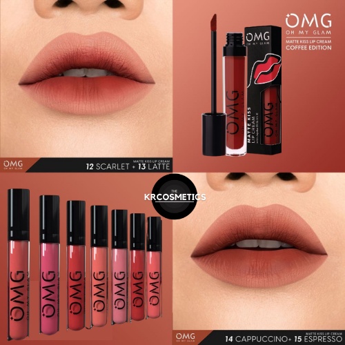 OMG OH MY GLAM Paket Ombre Lipcream matte 2 pcs