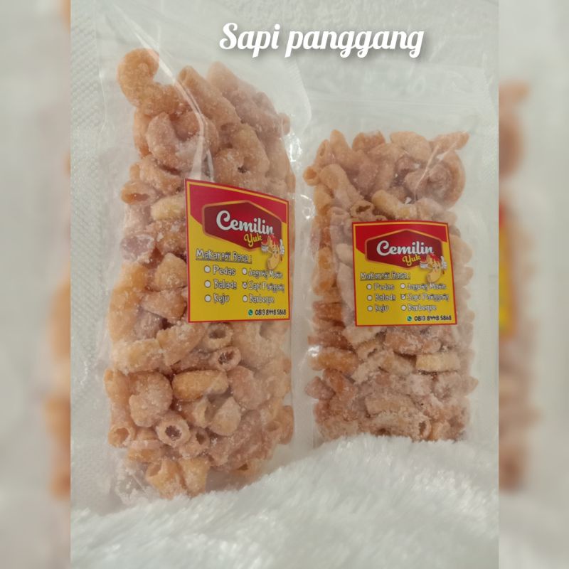

MAKARONI KRIUK - MAKARONI BANTET PEDAS - MAKARONI BANTAT PEDAS BALADO KEJU SAPI PANGGANG BBQ