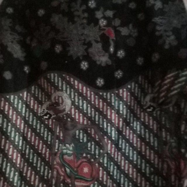 Atasan Batik Tunik Zipper Depan M L Xl Xxl Dolby Dolbi Dobby Doby Atasan Batik Wanita Sogan Srg30812