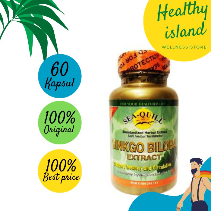Sea Quill Ginkgo Biloba - 60 Kapsul