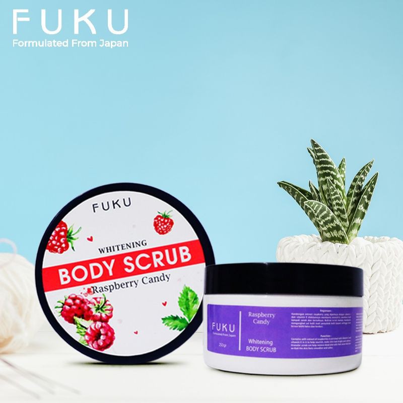 FUKU- Whitening Body scrub Respbrry Candy 250gt