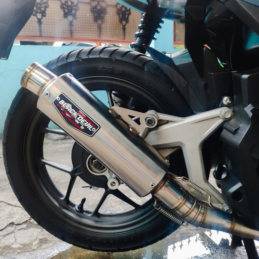 knalpot Black Devil Honda VARIO Fullsystem original garansi