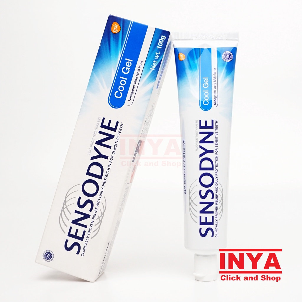 SENSODYNE COOL GEL FLUORIDE TOOTHPASTE 100gr - Pasta Gigi - Odol