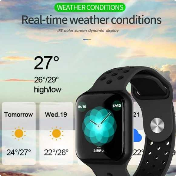 SKMEI Smartwatch Sport Fitness Tracker Heart Rate Blood Pressure - F8 Original Anti Air Murah