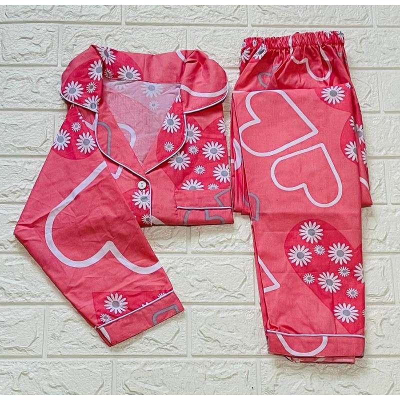 Baju tidur wanita piyama PP bahan soft katun adem lembut all size-4