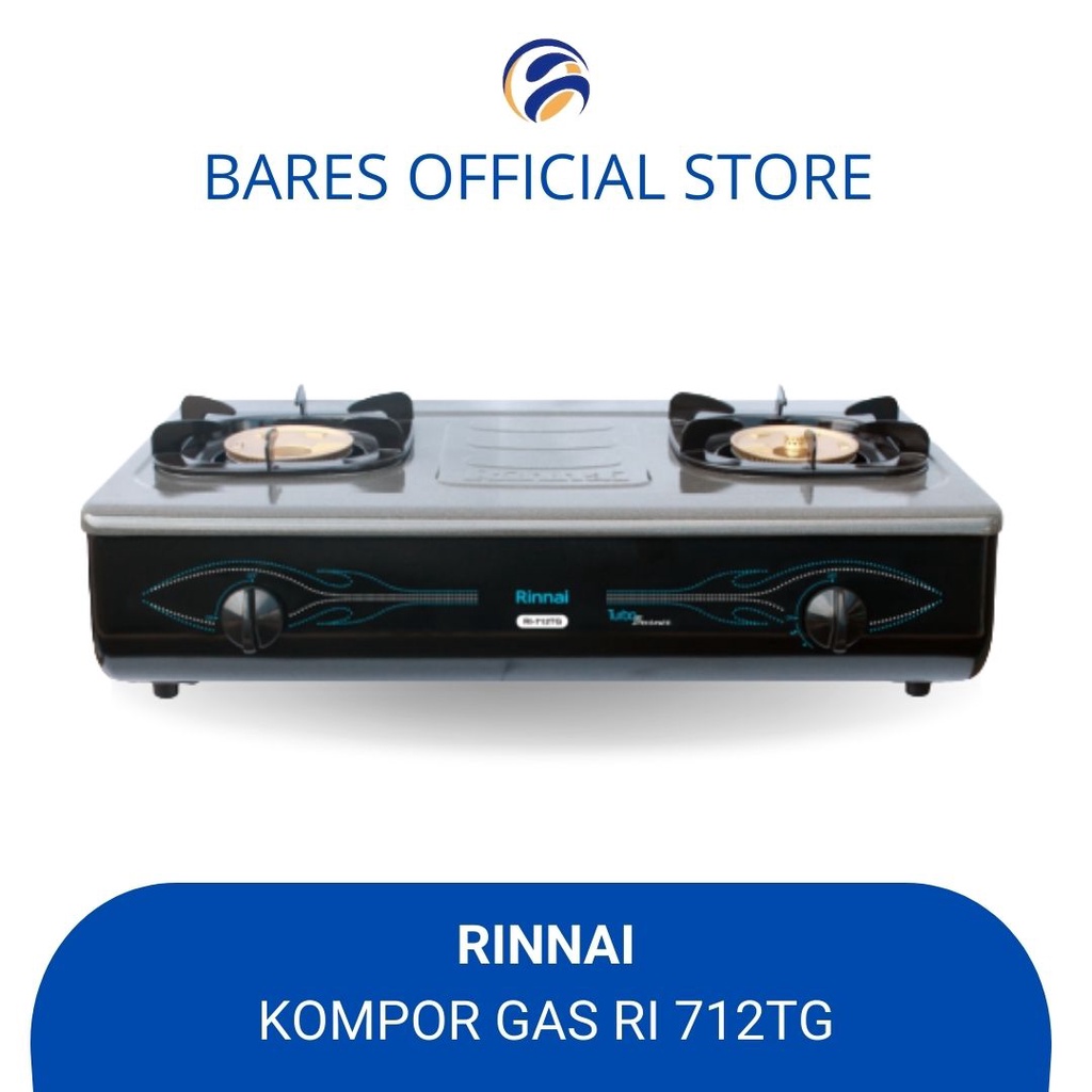 Jual Rinnai Ri 712 Tg Kompor Gas 2 Tungku Kompor Gas Rinnai Ri 712 Tg Shopee Indonesia