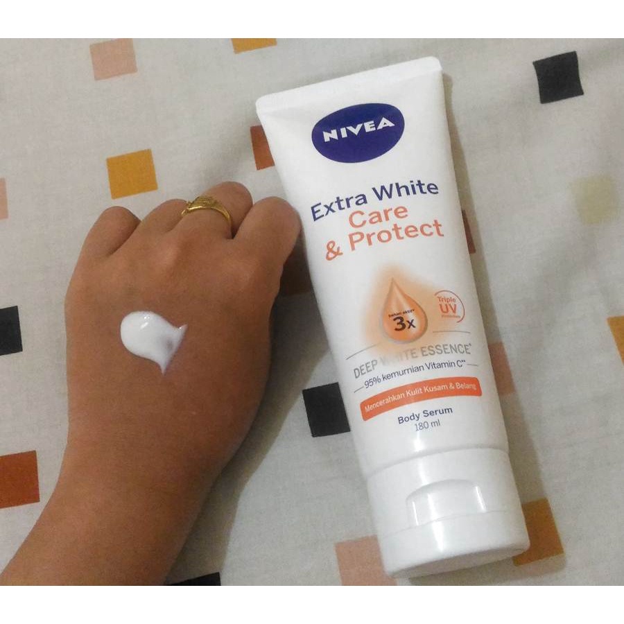BODY SERUM NIVEA EXTRA WHITE CARE &amp; PROTECT 180 ML