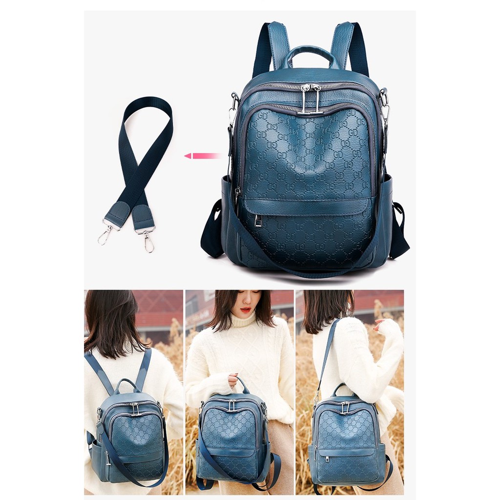 JX 804 Tas Ransel Wanita Waterproof - Tas Import Kualitas Premium - Bahan Tebal dan Kuat