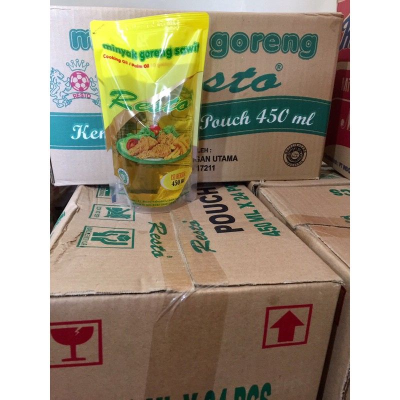 

1 Dus Isi 24 Pcs Minyak Goreng Resto 450ml